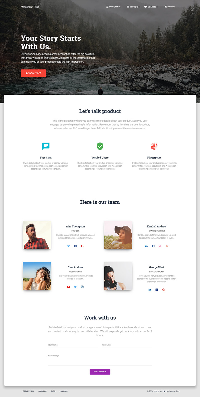 Landing Page