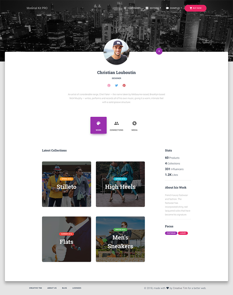 Profile Page